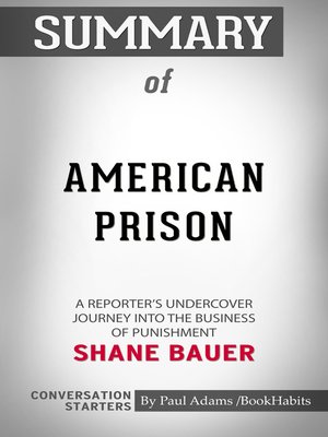 cover image of Summary of American Prison
